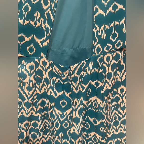 Wren 100% Silk Geometric Print Dress - Picture 8 of 11